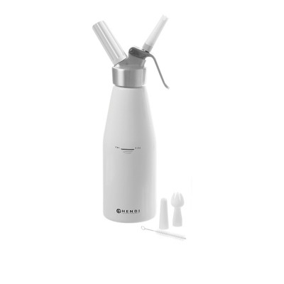 Σιφόν Σαντιγύς-Κρέμας Αλουμινίου 1lt Φ9.5xΥ32cm Λευκό Kitchen Line Hendi Σιφόν Σαντιγύς-Κρέμας Αλουμινίου 1lt Φ9.5xΥ32cm Λευκό Kitchen Line Hendi