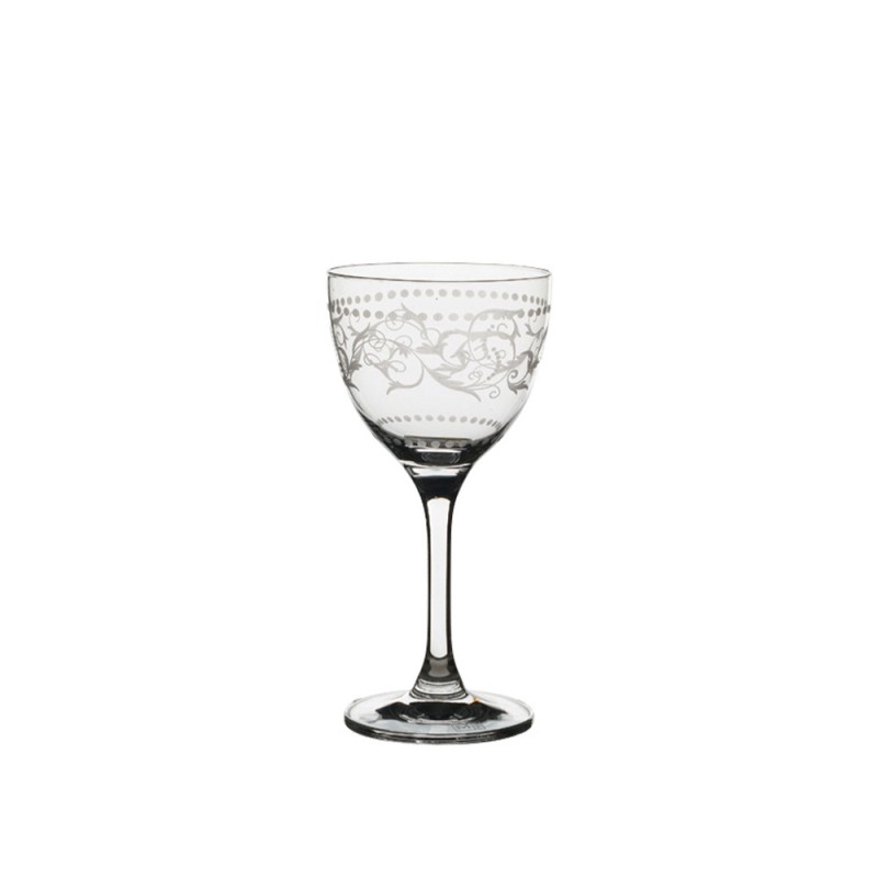 Ποτήρι Nick & Nora Κολωνάτο Κρυστάλλινο 160ml Φ7.4xΥ15cm Vintage Dots Rona Ποτήρι Nick & Nora Κολωνάτο Κρυστάλλινο 160ml Φ7.4xΥ15cm Vintage Dots Rona