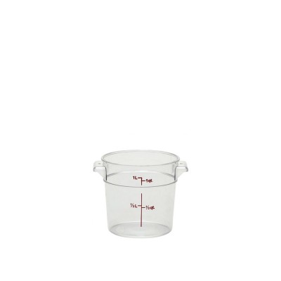 Δοχείο Τροφίμων Με Χέρια Στρογγυλό PC 1.9lt Φ20.8xΥ11.1cm Camwear Cambro