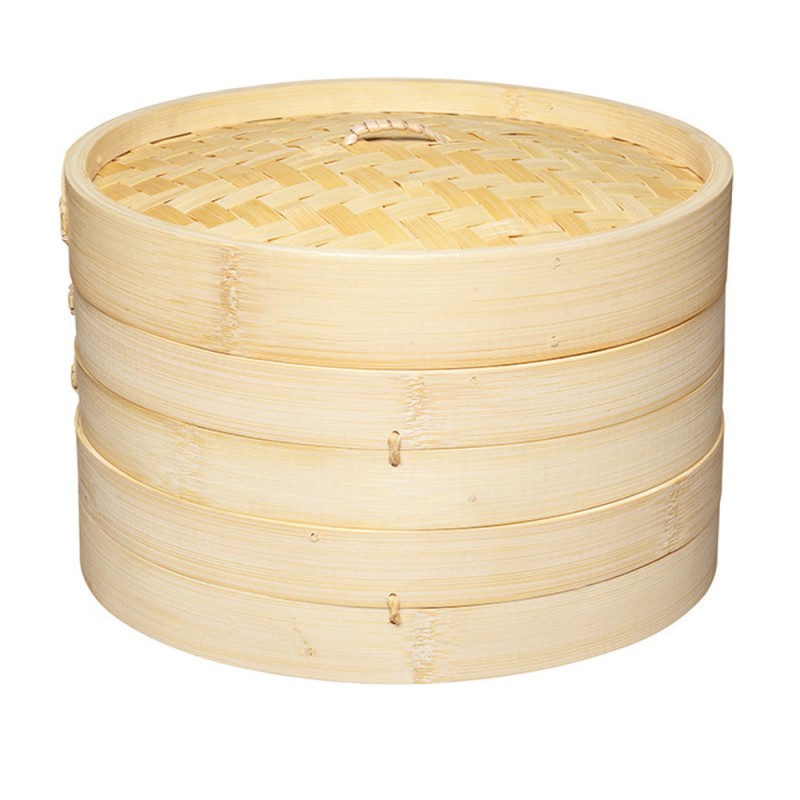 Steamer Bamboo Φ25cm Δίπατο KitchenCraft Steamer Bamboo Φ25cm Δίπατο KitchenCraft