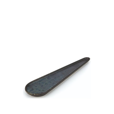 Πλατώ Finger Food Πορσελάνινο Μ27.5xΠ7cm Phobos Nero Le Coq