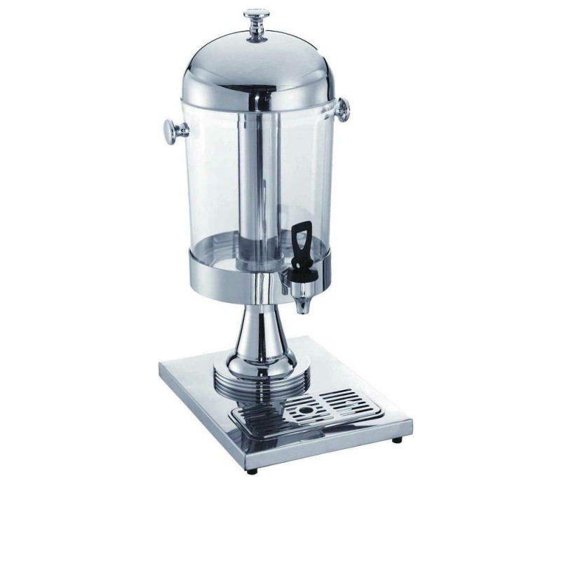 Διανεμητής Χυμού Ανοξείδωτος 8lt Μ26.5xΠ35xΥ57cm Με PC Δοχείο