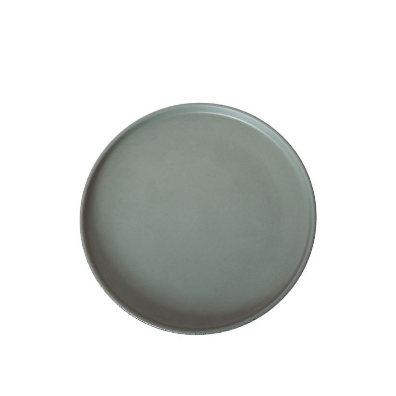 Πιάτο Flat Stoneware Φ21cm Silver Mist GTSA