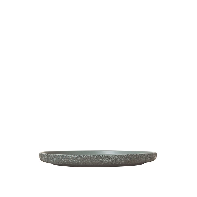 Πιάτο Flat Stoneware Φ21cm Silver Mist GTSA