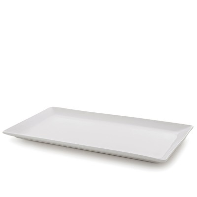 Πιατέλα Ορθογώνια Πορσελάνινη Μ39.5xΠ21.5cm Λευκή Slim GTSA Πιατέλα Ορθογώνια Πορσελάνινη Μ39.5xΠ21.5cm Λευκή Slim GTSA