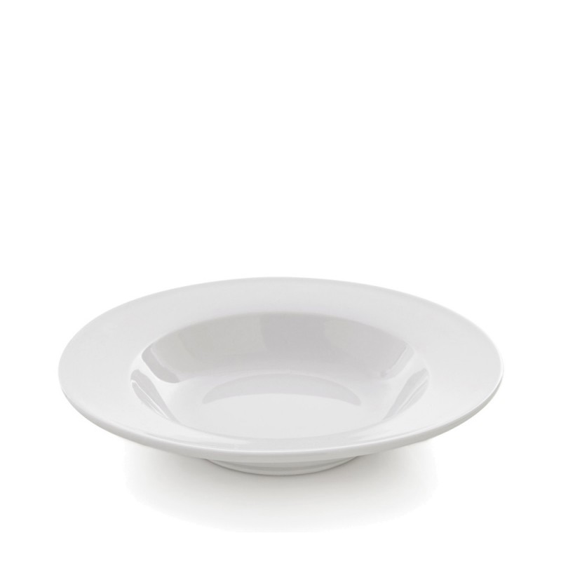 Πιάτο Βαθύ Πορσελάνινο Φ23cm Λευκό Trattoria GTSA Πιάτο Βαθύ Πορσελάνινο Φ23cm Λευκό Trattoria GTSA