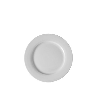 Πιάτο Ρηχό Πορσελάνινο Φ17cm Λευκό Trattoria GTSA
