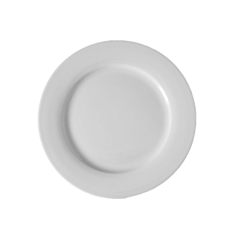 Πιάτο Ρηχό Πορσελάνινο Φ25cm Λευκό Trattoria GTSA Πιάτο Ρηχό Πορσελάνινο Φ25cm Λευκό Trattoria GTSA