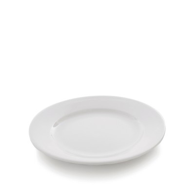 Πιάτο Ρηχό Πορσελάνινο Φ19cm Λευκό Trattoria GTSA