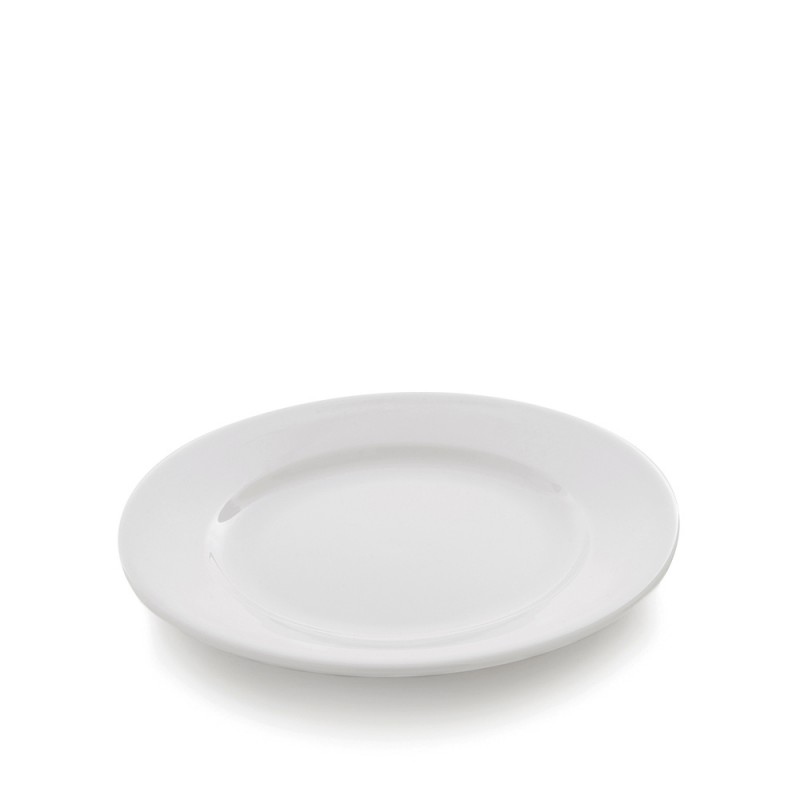 Πιάτο Ρηχό Πορσελάνινο Φ19cm Λευκό Trattoria GTSA Πιάτο Ρηχό Πορσελάνινο Φ19cm Λευκό Trattoria GTSA