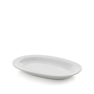 Πιατέλα Οβάλ Πορσελάνινη Μ25xΠ16.5cm Λευκή Κουπ GTSA Πιατέλα Οβάλ Πορσελάνινη Μ25xΠ16.5cm Λευκή Κουπ GTSA