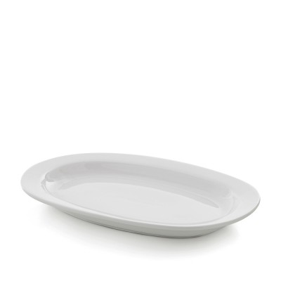 Πιατέλα Οβάλ Πορσελάνινη Μ32xΠ21.5cm Λευκή Κουπ GTSA Πιατέλα Οβάλ Πορσελάνινη Μ32xΠ21.5cm Λευκή Κουπ GTSA