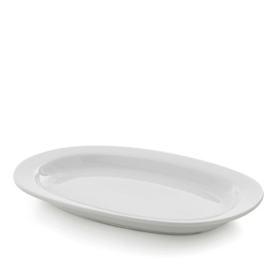 Πιατέλα Οβάλ Πορσελάνινη Μ35xΠ24cm Λευκή Κουπ GTSA Πιατέλα Οβάλ Πορσελάνινη Μ35xΠ24cm Λευκή Κουπ GTSA