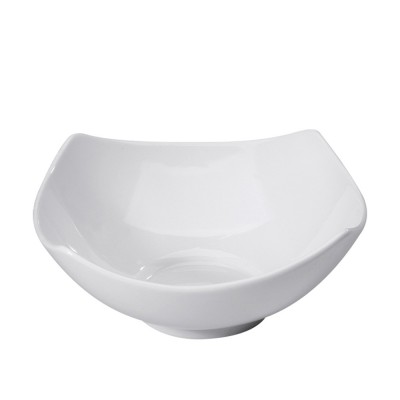 Σαλατιέρα Τετράγωνη Πορσελάνινη Μ21xΠ21xΥ18.5cm Με Μύτες Λευκή GTSA Σαλατιέρα Τετράγωνη Πορσελάνινη Μ21xΠ21xΥ18.5cm Με Μύτες Λευκή GTSA
