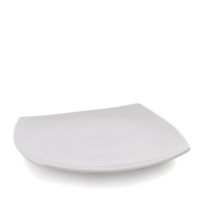 Πιάτο Ρηχό Τετράγωνο Πορσελάνινο Μ27xΠ27cm (Δ32) Λευκό Japan GTSA