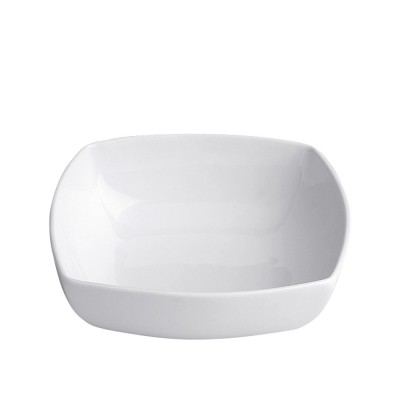 Σαλατιέρα Τετράγωνη Πορσελάνινη Μ18xΠ18xΥ5.5cm Λευκή GTSA Σαλατιέρα Τετράγωνη Πορσελάνινη Μ18xΠ18xΥ5.5cm Λευκή GTSA