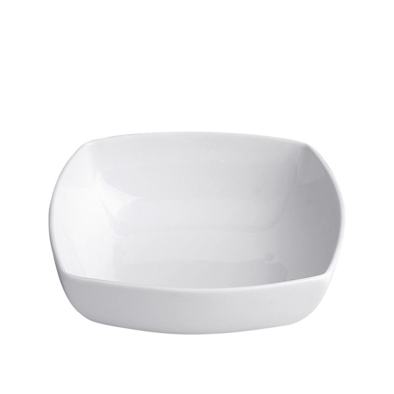 Σαλατιέρα Τετράγωνη Πορσελάνινη Μ18xΠ18xΥ5.5cm Λευκή GTSA Σαλατιέρα Τετράγωνη Πορσελάνινη Μ18xΠ18xΥ5.5cm Λευκή GTSA