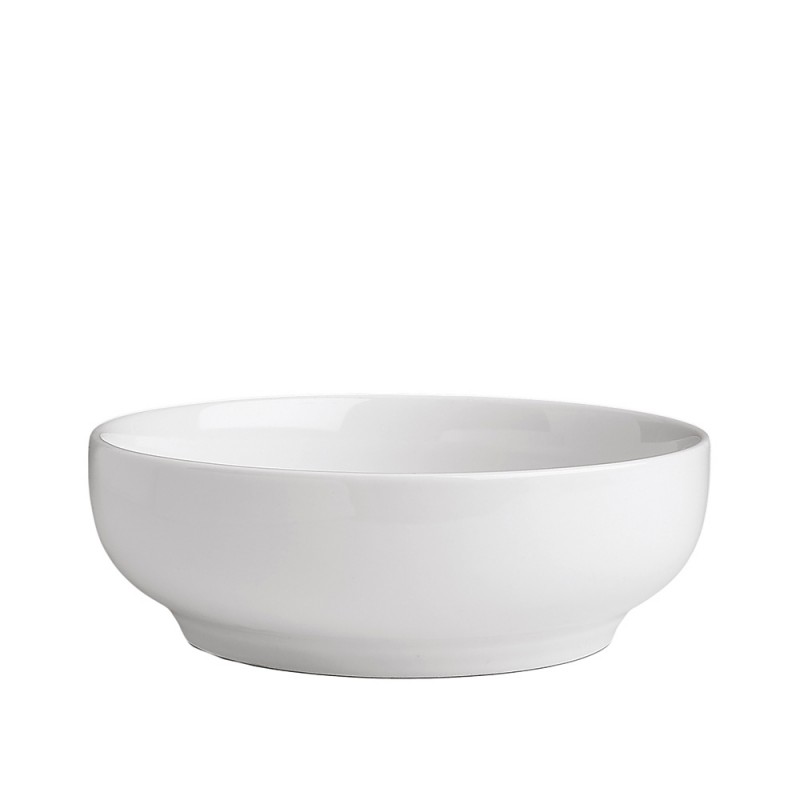 Σαλατιέρα Πορσελάνινη Φ18xΥ5.5cm Λευκή GTSA