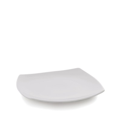 Πιάτο Ρηχό Τετράγωνο Πορσελάνινο Μ20xΠ20cm (Δ25) Λευκό Japan GTSA