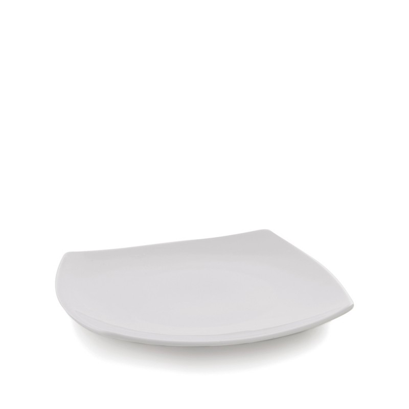 Πιάτο Ρηχό Τετράγωνο Πορσελάνινο Μ20xΠ20cm (Δ25) Λευκό Japan GTSA