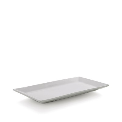 Πιατέλα Ορθογώνια Πορσελάνινη Μ28xΠ14.5cm Λευκή Δωρική GTSA Πιατέλα Ορθογώνια Πορσελάνινη Μ28xΠ14.5cm Λευκή Δωρική GTSA