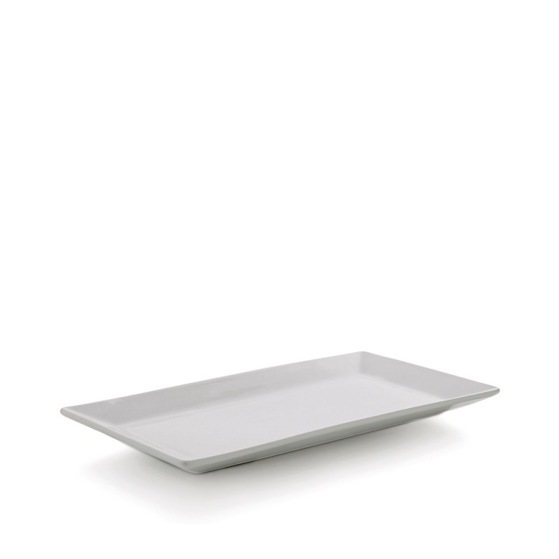 Πιατέλα Ορθογώνια Πορσελάνινη Μ28xΠ14.5cm Λευκή Δωρική GTSA Πιατέλα Ορθογώνια Πορσελάνινη Μ28xΠ14.5cm Λευκή Δωρική GTSA