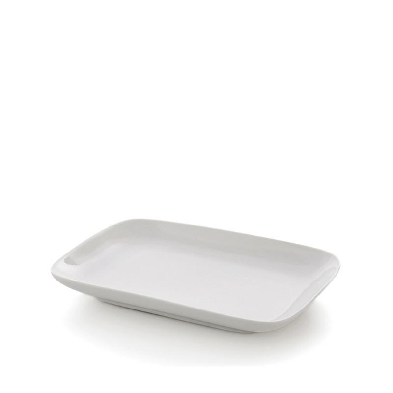 Πιατέλα Ορθογώνια Πορσελάνινη Μ25.5xΠ18cm Λευκή GTSA Πιατέλα Ορθογώνια Πορσελάνινη Μ25.5xΠ18cm Λευκή GTSA