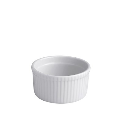 Μπωλ Σουφλέ Ramekin Στρογγυλό Πορσελάνινο Φ8xΥ4.7cm Λευκό GTSA Μπωλ Σουφλέ Ramekin Στρογγυλό Πορσελάνινο Φ8xΥ4.7cm Λευκό GTSA