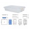 Δοχείο Τροφίμων GN 1/1 Αεροστεγές PP 13lt Μ53xΠ32.5xΒ10cm Trilla Denox