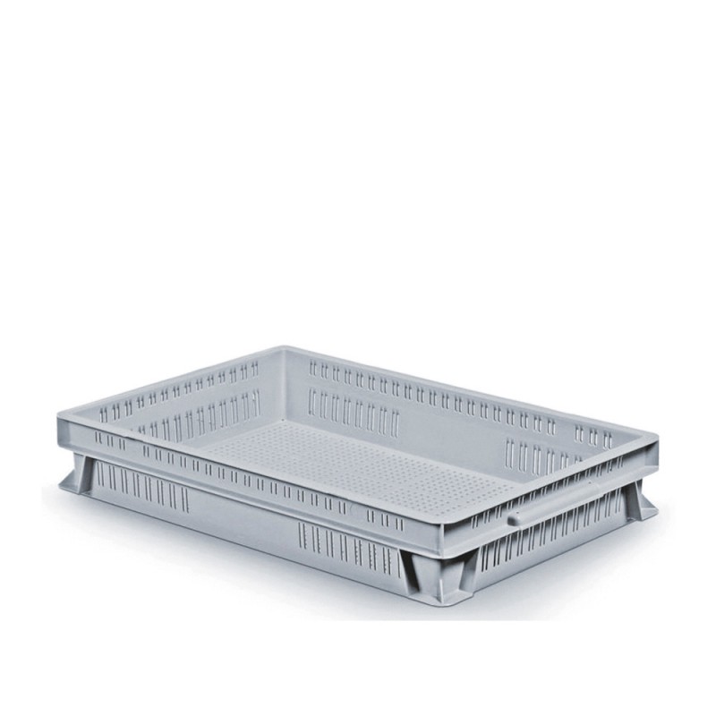 Καλάθι Ζυμαριών Διάτρητο Μ60xΠ40xΥ10cm Γκρι Καλάθι Ζυμαριών Διάτρητο Μ60xΠ40xΥ10cm Γκρι