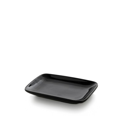 Πιατελάκι Ορθογώνιο Πορσελάνινο Μ16.5xΠ10.5cm Μαύρο GTSA Πιατελάκι Ορθογώνιο Πορσελάνινο Μ16.5xΠ10.5cm Μαύρο GTSA