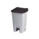 Κάδος Απορριμμάτων Πλαστικός 60lt Μ49xΠ38xΥ70cm Με Πεντάλ & Ρόδες & Μαύρο Καπάκι Denox Κάδος Απορριμμάτων Πλαστικός 60lt Μ49xΠ38xΥ70cm Με Πεντάλ & Ρόδες & Μαύρο Καπάκι Denox