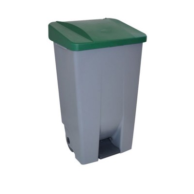 Κάδος Απορριμμάτων Πλαστικός 80lt Μ49xΠ41.5xΥ73.5cm Με Πεντάλ & Ρόδες & Πράσινο Καπάκι Denox Κάδος Απορριμμάτων Πλαστικός 80lt Μ49xΠ41.5xΥ73.5cm Με Πεντάλ & Ρόδες & Πράσινο Καπάκι Denox