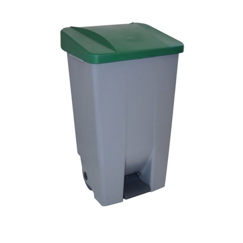 Κάδος Απορριμμάτων Πλαστικός 80lt Μ49xΠ41.5xΥ73.5cm Με Πεντάλ & Ρόδες & Πράσινο Καπάκι Denox Κάδος Απορριμμάτων Πλαστικός 80lt Μ49xΠ41.5xΥ73.5cm Με Πεντάλ & Ρόδες & Πράσινο Καπάκι Denox