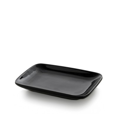Πιατέλα Ορθογώνια Πορσελάνινη Μ23.5xΠ15.5cm Μαύρη GTSA Πιατέλα Ορθογώνια Πορσελάνινη Μ23.5xΠ15.5cm Μαύρη GTSA