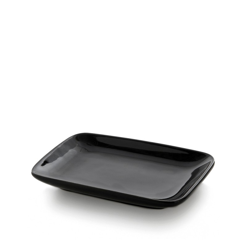 Πιατέλα Ορθογώνια Πορσελάνινη Μ23.5xΠ15.5cm Μαύρη GTSA Πιατέλα Ορθογώνια Πορσελάνινη Μ23.5xΠ15.5cm Μαύρη GTSA