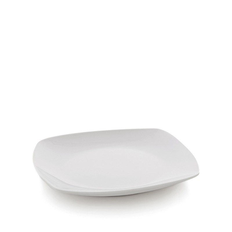 Πιάτο Ρηχό Τετράγωνο Πορσελάνινο Μ19.5xΠ19.5cm (Δ22.5) Λευκό Quatro GTSA Πιάτο Ρηχό Τετράγωνο Πορσελάνινο Μ19.5xΠ19.5cm (Δ22.5) Λευκό Quatro GTSA
