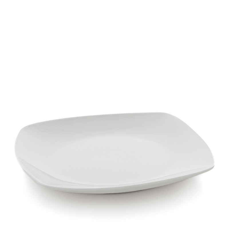 Πιάτο Ρηχό Τετράγωνο Πορσελάνινο Μ26xΠ26cm (Δ31) Λευκό Quatro GTSA Πιάτο Ρηχό Τετράγωνο Πορσελάνινο Μ26xΠ26cm (Δ31) Λευκό Quatro GTSA