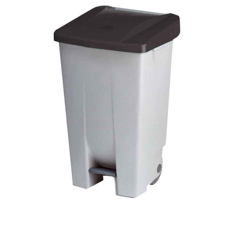 Κάδος Απορριμμάτων Πλαστικός 120lt Μ51xΠ42.5xΥ87.5cm Με Πεντάλ & Ρόδες & Μαύρο Καπάκι Denox Κάδος Απορριμμάτων Πλαστικός 120lt Μ51xΠ42.5xΥ87.5cm Με Πεντάλ & Ρόδες & Μαύρο Καπάκι Denox