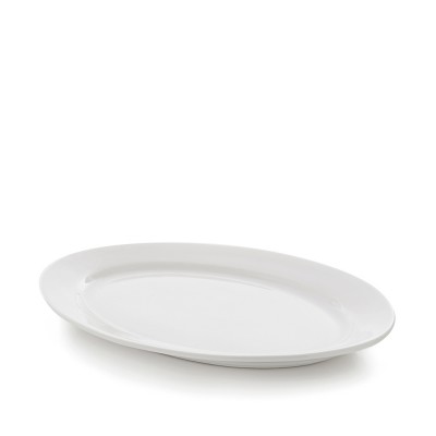 Πιατέλα Οβάλ Πορσελάνινη Μ30xΠ22cm Λευκή Trattoria GTSA Πιατέλα Οβάλ Πορσελάνινη Μ30xΠ22cm Λευκή Trattoria GTSA
