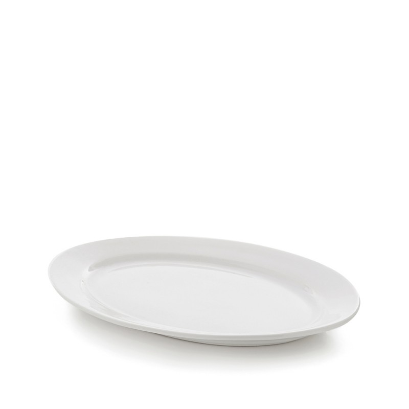 Πιατέλα Οβάλ Πορσελάνινη Μ26xΠ16.5cm Λευκή Trattoria GTSA Πιατέλα Οβάλ Πορσελάνινη Μ26xΠ16.5cm Λευκή Trattoria GTSA
