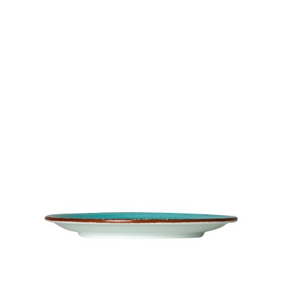 Πιάτο Ρηχό Πορσελάνινο Φ25cm Τιρκουάζ Tiffany GTSA