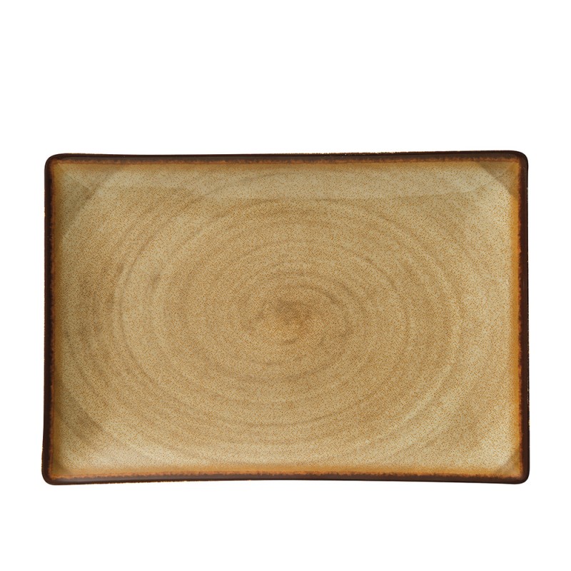 Πιατέλα Ορθογώνια Πορσελάνινη Μ31xΠ21cm Μπεζ Sahara GTSA Πιατέλα Ορθογώνια Πορσελάνινη Μ31xΠ21cm Μπεζ Sahara GTSA