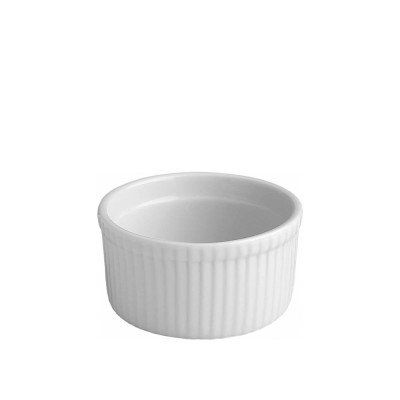 Μπωλ Σουφλέ Ramekin Στρογγυλό Πορσελάνινο Φ9xΥ5.4cm Λευκό GTSA Μπωλ Σουφλέ Ramekin Στρογγυλό Πορσελάνινο Φ9xΥ5.4cm Λευκό GTSA