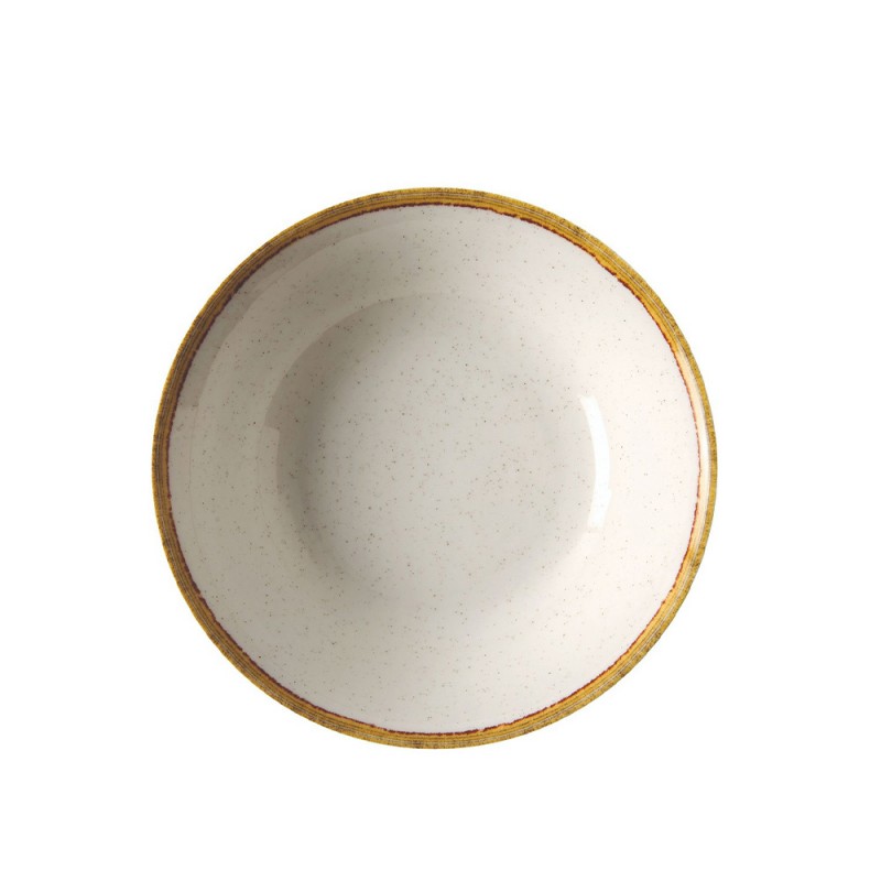 Σαλατιέρα Πορσελάνινη Φ23xΥ6.5cm Μπεζ Ivory GTSA Σαλατιέρα Πορσελάνινη Φ23xΥ6.5cm Μπεζ Ivory GTSA