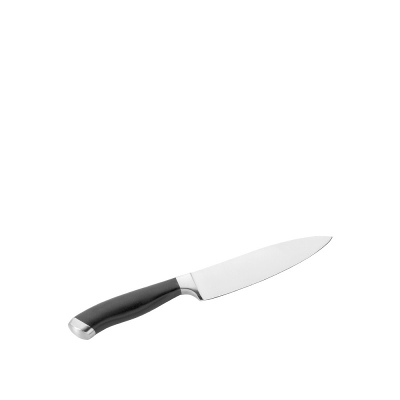 Μαχαίρι Chef Ίσιο Ανοξείδωτη Λάμα Μ20cm Με Μαύρη Λαβή Professional Pintinox