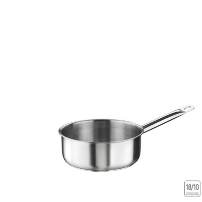 Κατσαρολάκι Ρηχό Ανοξείδωτο 18/10 3.5lt Φ24xΥ8cm Επαγωγικό Tender Pintinox