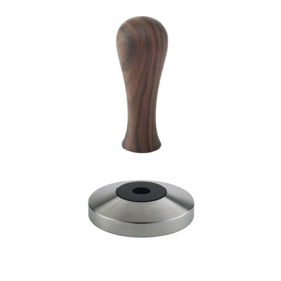 Πατητήρι Καφέ-Tamper Ανοξείδωτο Φ5.5cm Με Ξύλινη Λαβή Concept Art Belogia TBF