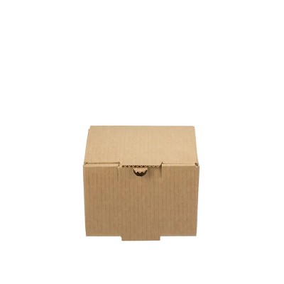 Κουτί Burger Τετράγωνο Χάρτινο Μ12.5xΠ13xΥ7cm 100Τμχ