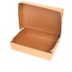 Κουτί Για Σουβλάκια Χάρτινο Polykraft Natural Μ25xΠ17.5xΥ6cm 100Τμχ